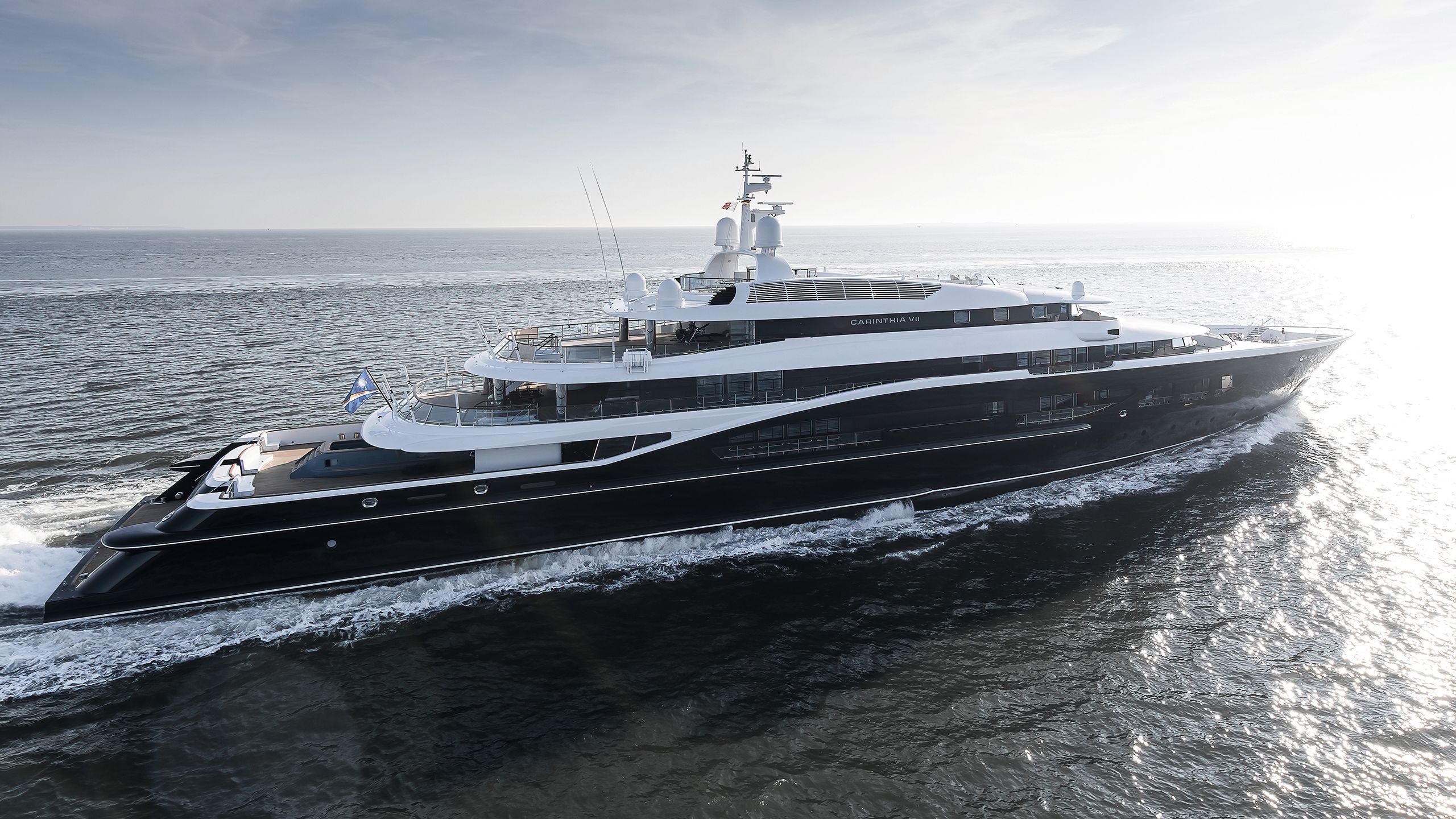 Carinthia VII — A 98-metre · 322 ft motor yacht, delivered by Lürssen in 2002 and documented in the wiki.yachts archive.
