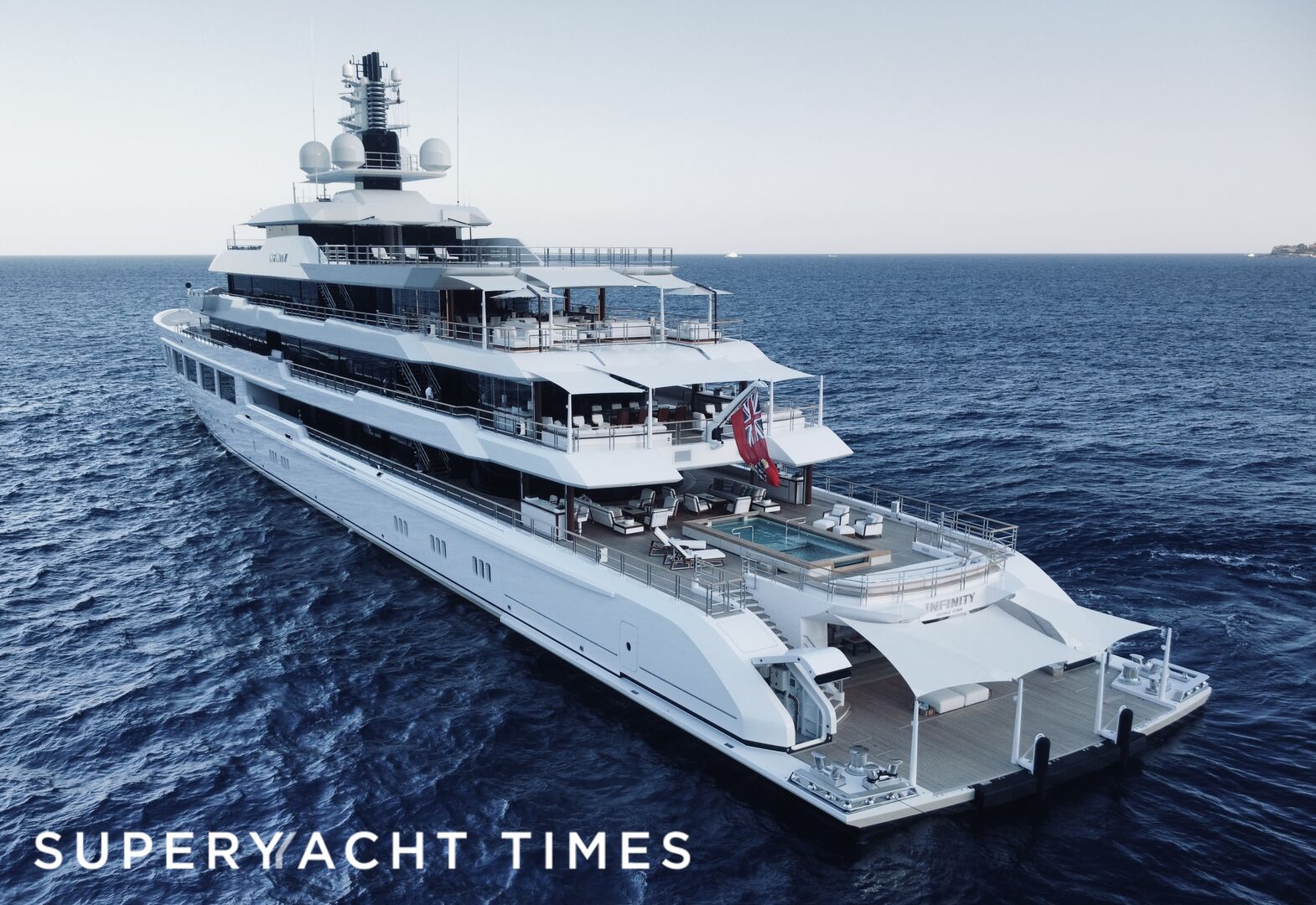Infinity — A 117-metre · 384 ft motor yacht, delivered by Oceanco in 2022 and documented in the wiki.yachts archive.