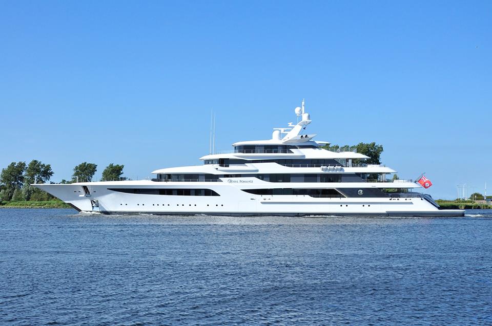 Royal Romance — A 92.5-metre · 303 ft motor yacht, delivered by Feadship in 2015 and documented in the wiki.yachts archive.