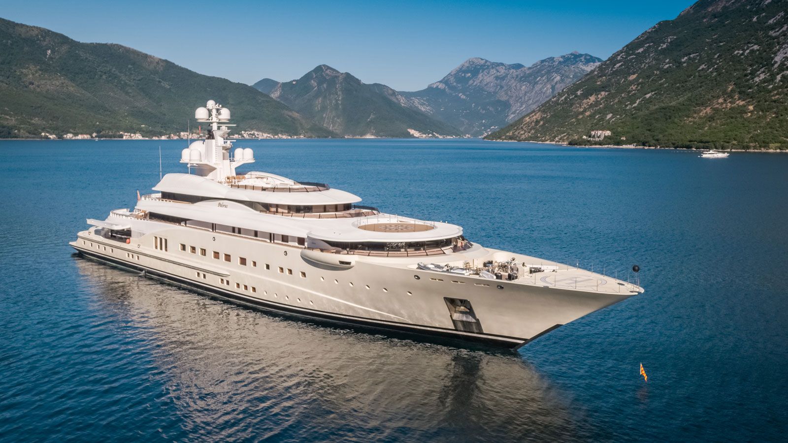 Pelorus — A 115-metre · 377 ft motor yacht, delivered by Lürssen in 2003 and documented in the wiki.yachts archive.